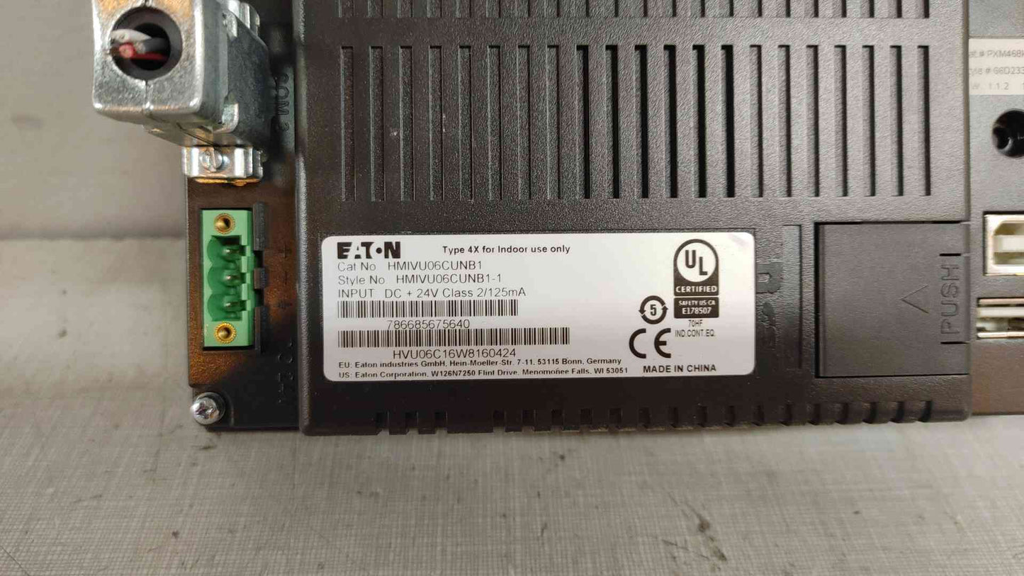 Eaton Monitor HMIVU06CUNB1 Interface Panel
