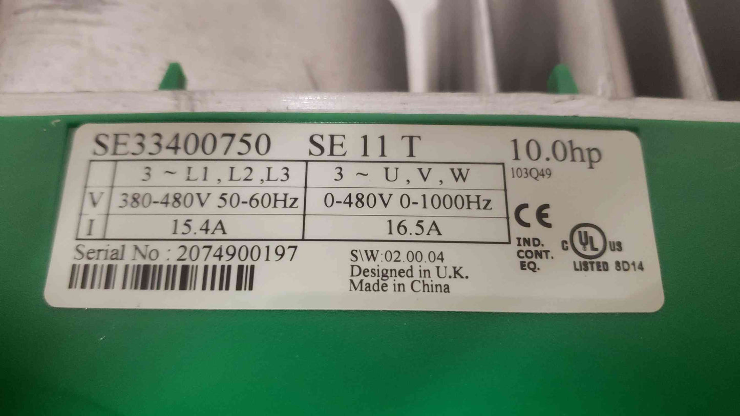 Emerson 380-480V 10HP Commander SE SE33400750 Frequency Converter (SKU: 108229)