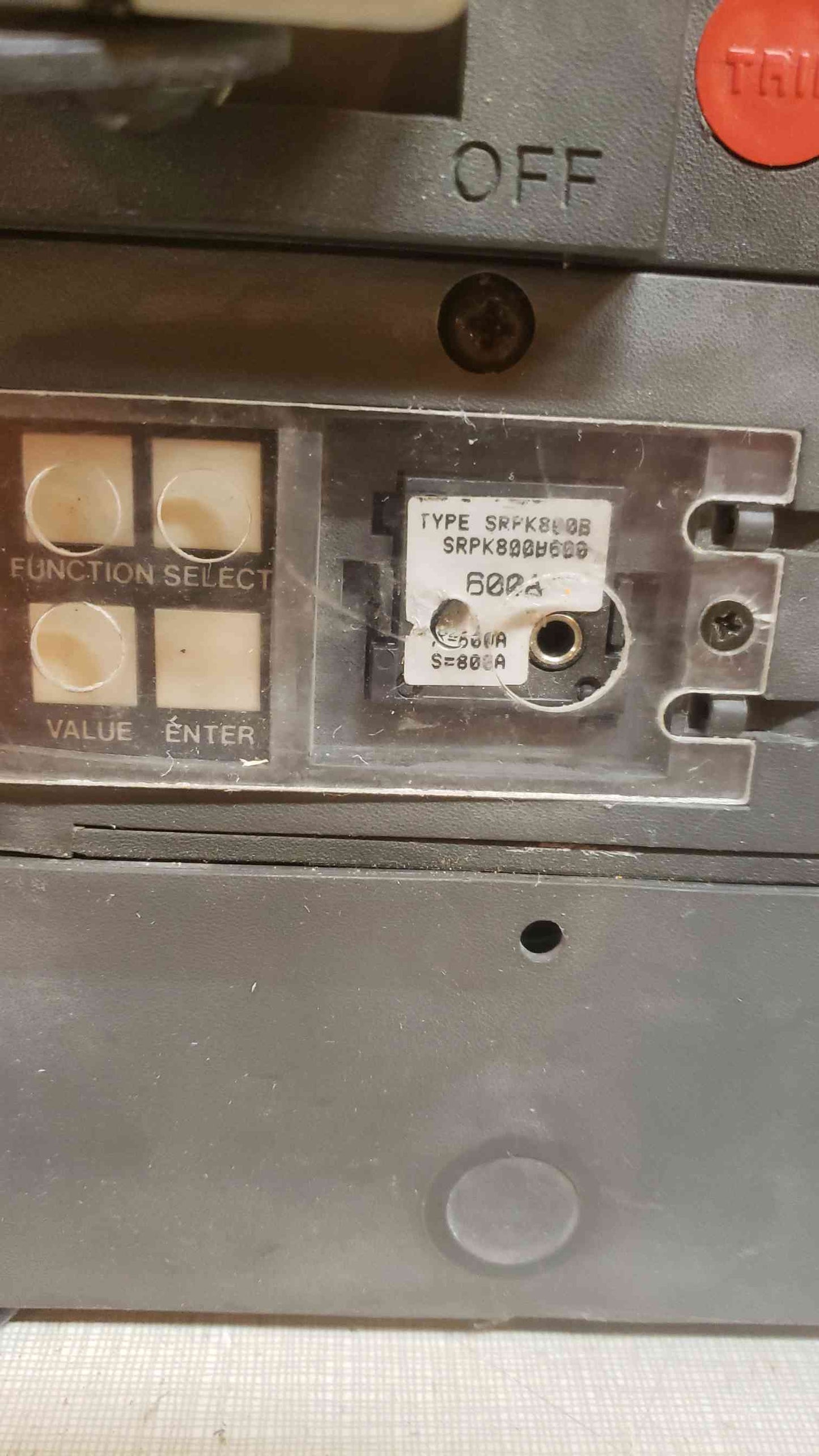 GE Spectra Series 800A 600VAC 3 Pole Breaker SKPP36BD0800 (SKU: 108400)