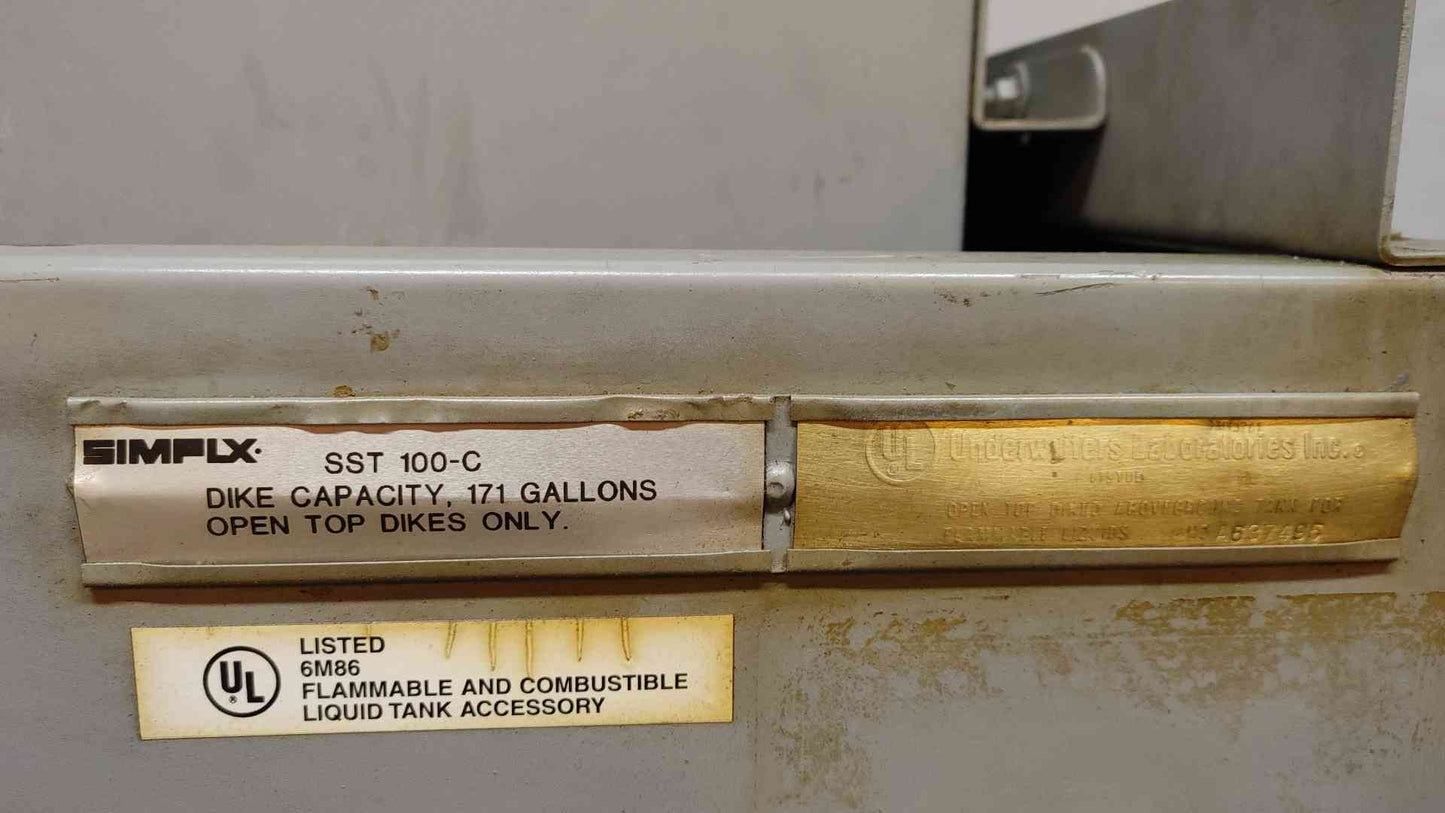 Simplx SST Series Fuel Diesel Oil Day Tank 171Gal. 40385 (108472)