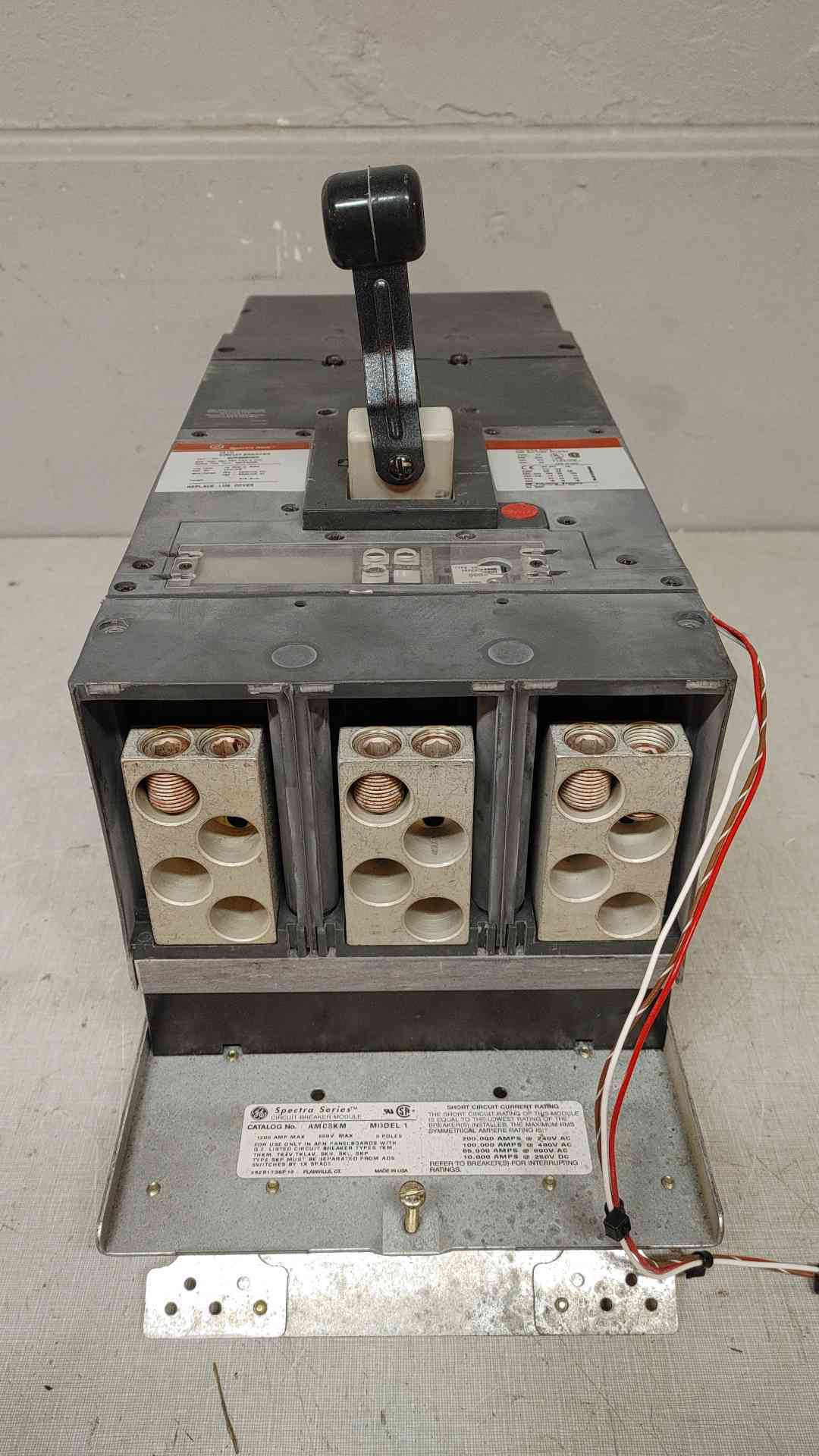 800A GE Hi I.C. Circuit Breaker SKPP36BB0800 800Amp 3 Pole (108608)