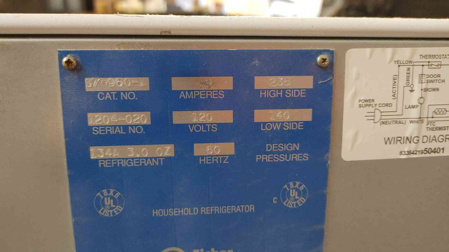 Fisher Scientific General Purpose Refrigerator/Freezer 120V 97-960-1 (108964)