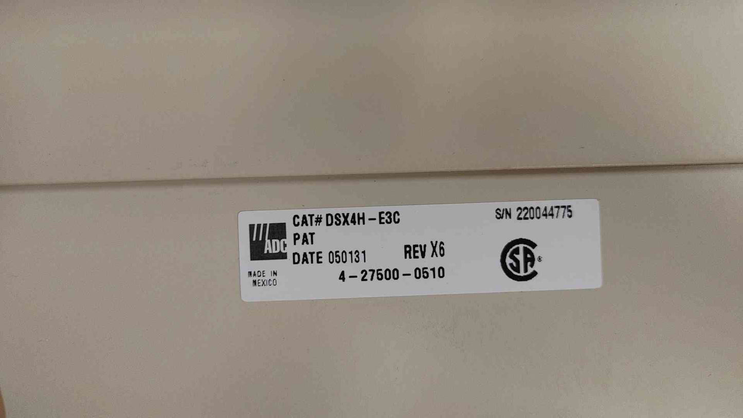 ADC DSX4H-E3C Telecommunications Distribution Frame / Patch Panel - 12 Module Capacity
