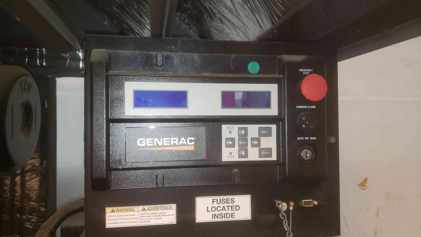 48KW Generac John Deere 4024 1PH Diesel Generator 1182 Hrs (SKU: 109756)