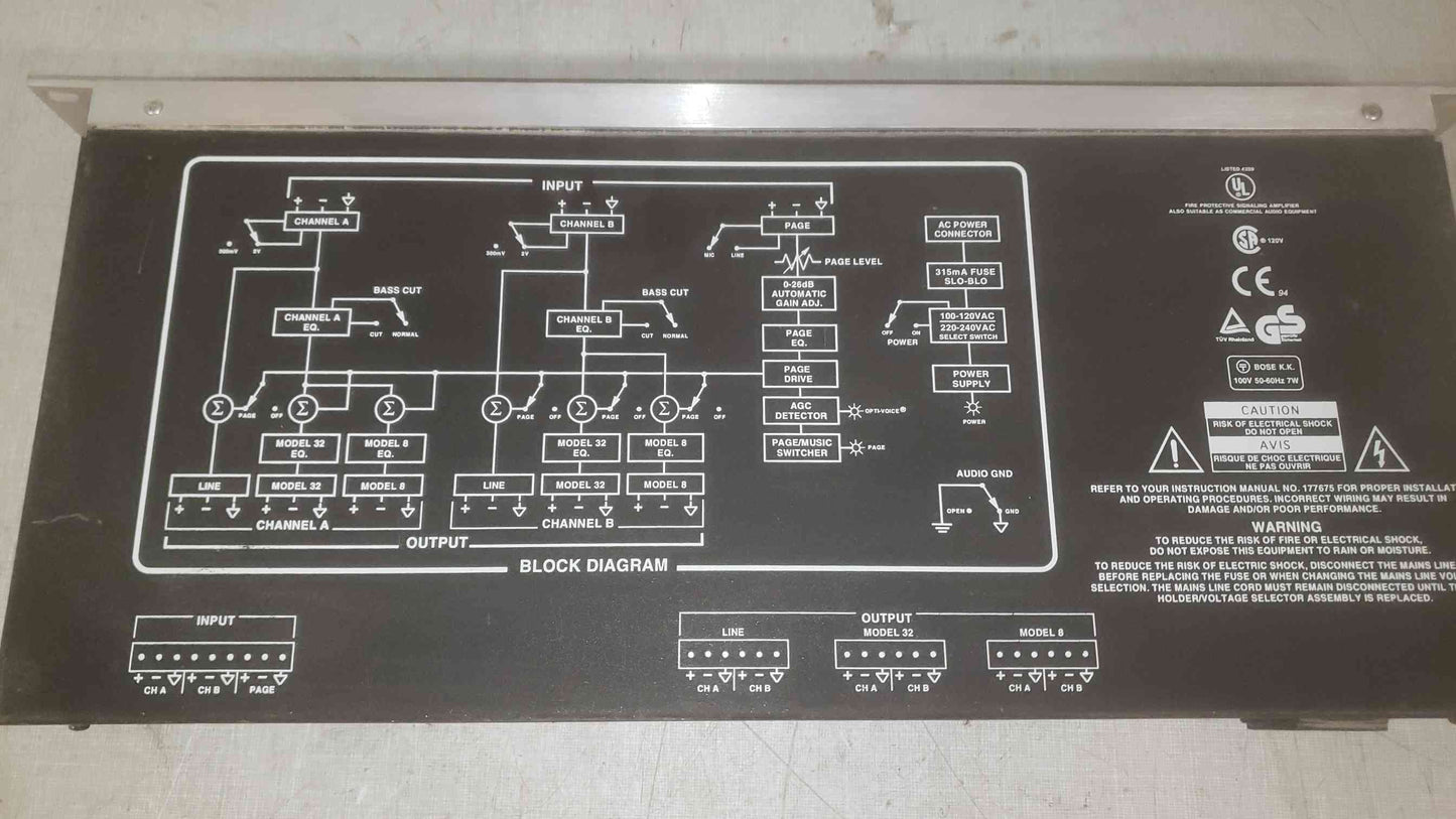 Bose 100-120V/220-240V~AC 7W FreeSpace System Controller 8/32 System Controller (SKU: 110006)