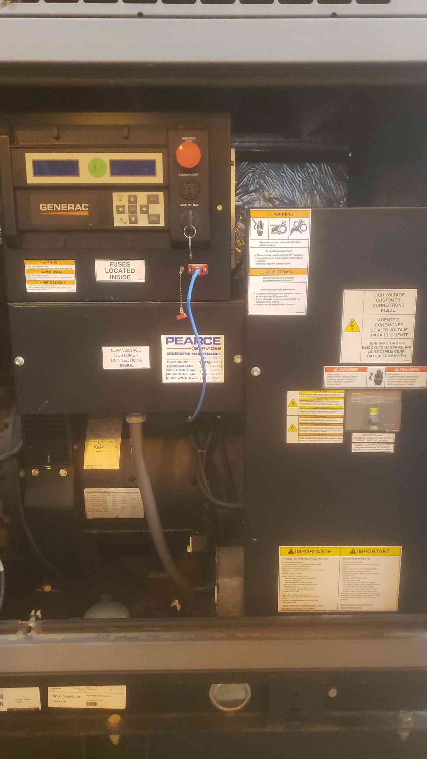 15KW GENERAC 1PH Diesel Generator SD15 Single Home Low Hours TESTED