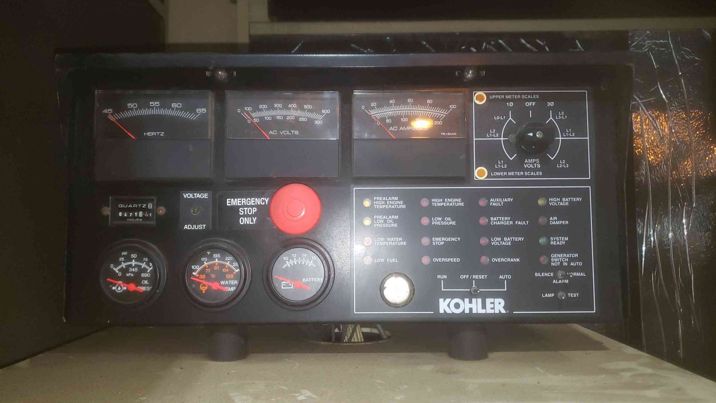40KW Kohler 40RE0ZJB 1&3Ph Diesel Generator 471 Hrs John Deere 3029 2.9L TESTED (SKU: 110791)