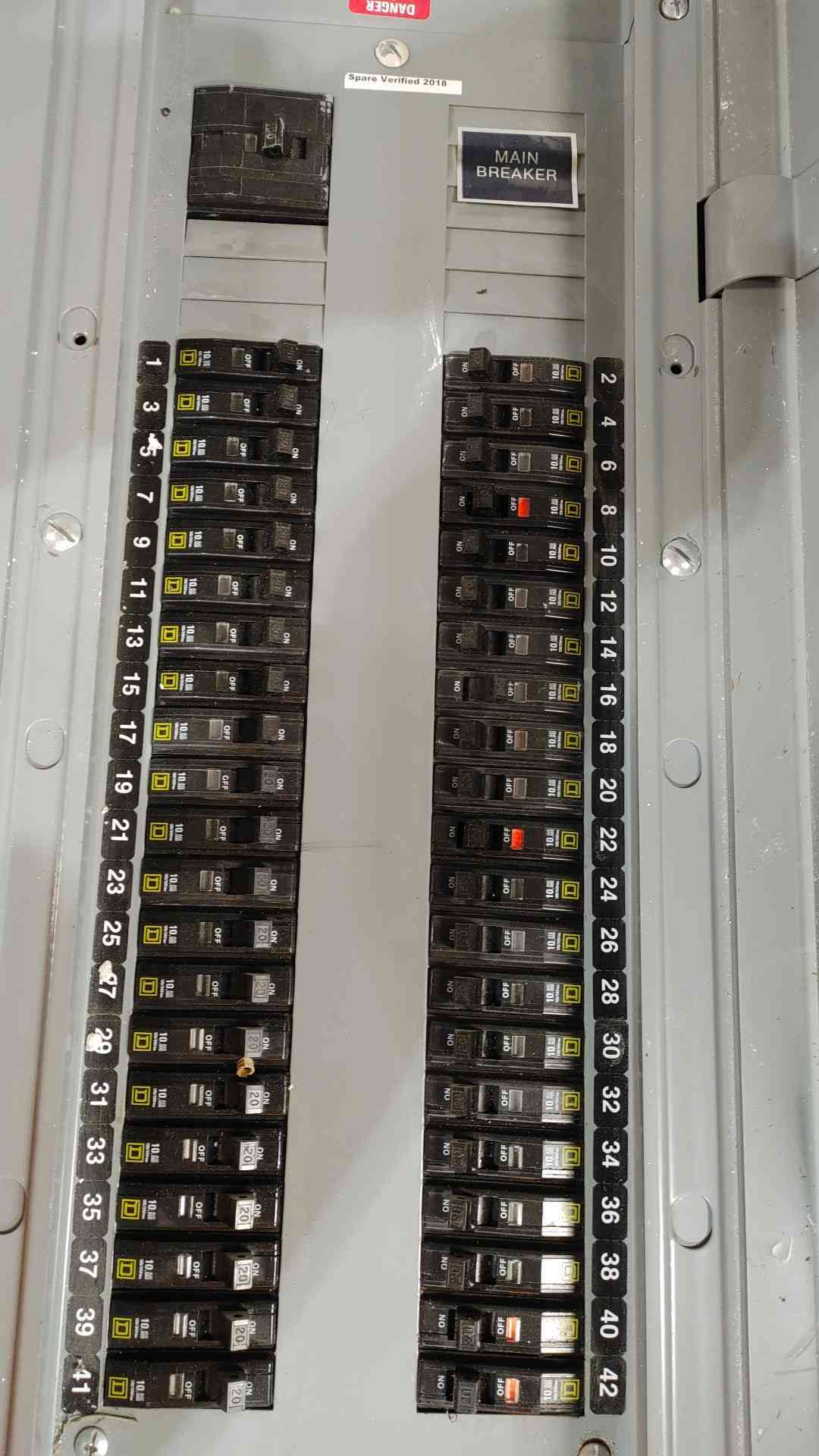 Square D 100A 120/208V 3PH 4W Panelboard 2185127-B0(SKU: 112451)