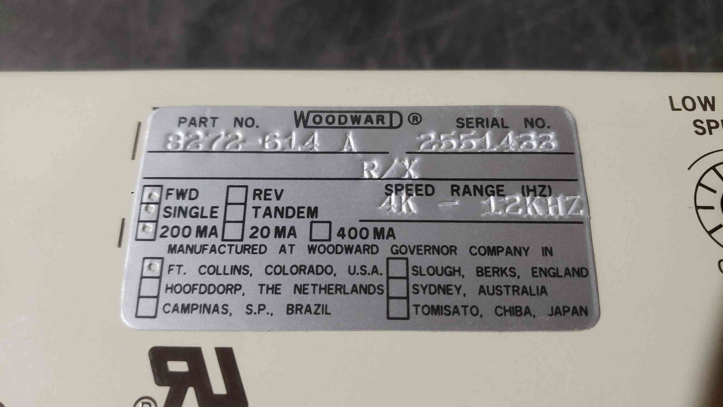 Woodward 2301A Load Sharing & Speed Control 8272-B14 A (SKU: 112627)