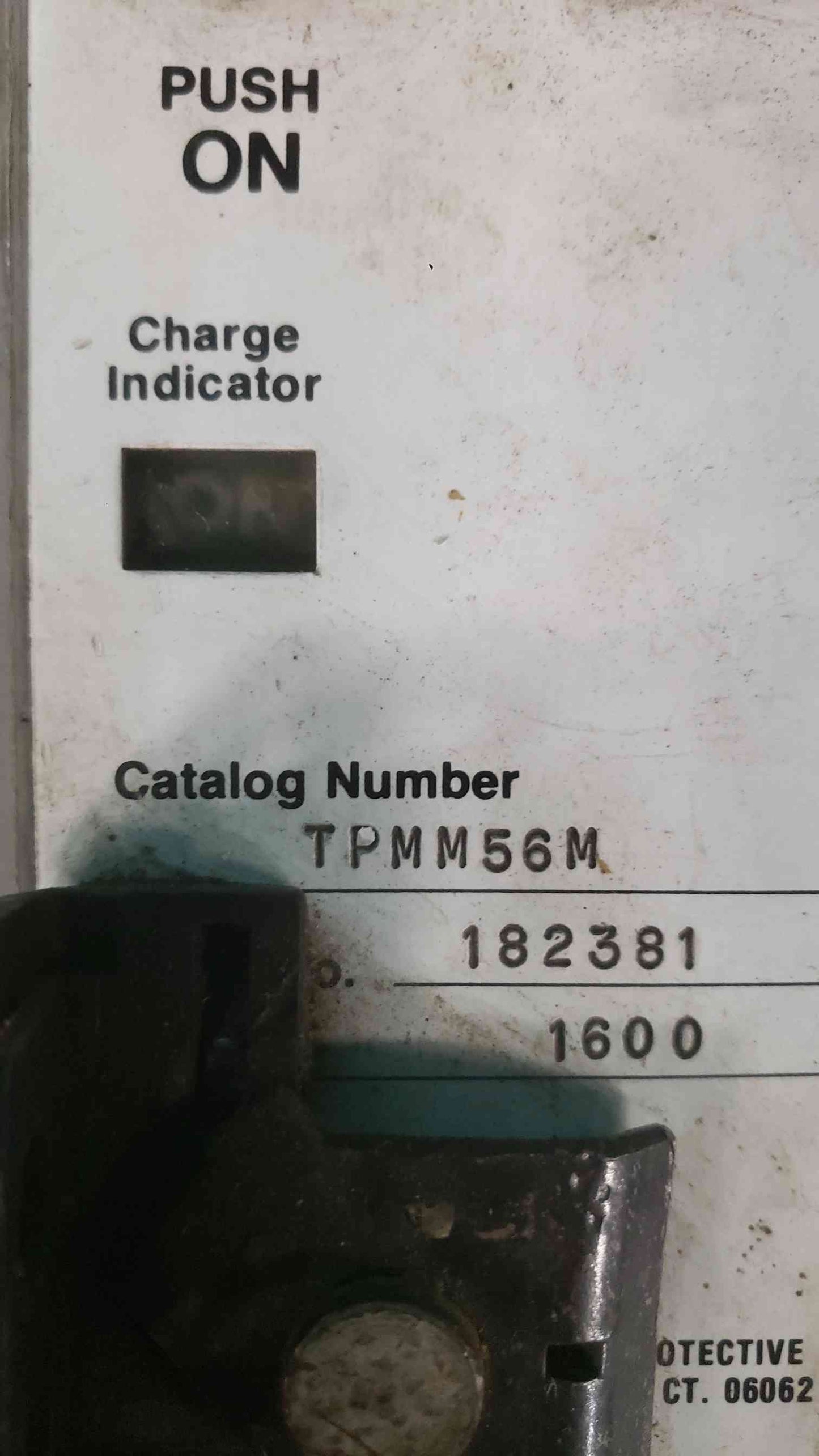 GE PowerBreak 1600A Circuit Breaker TPMM56M 3-Pole 600V Stationary Manual 1600 Amp (SKU: 113203)