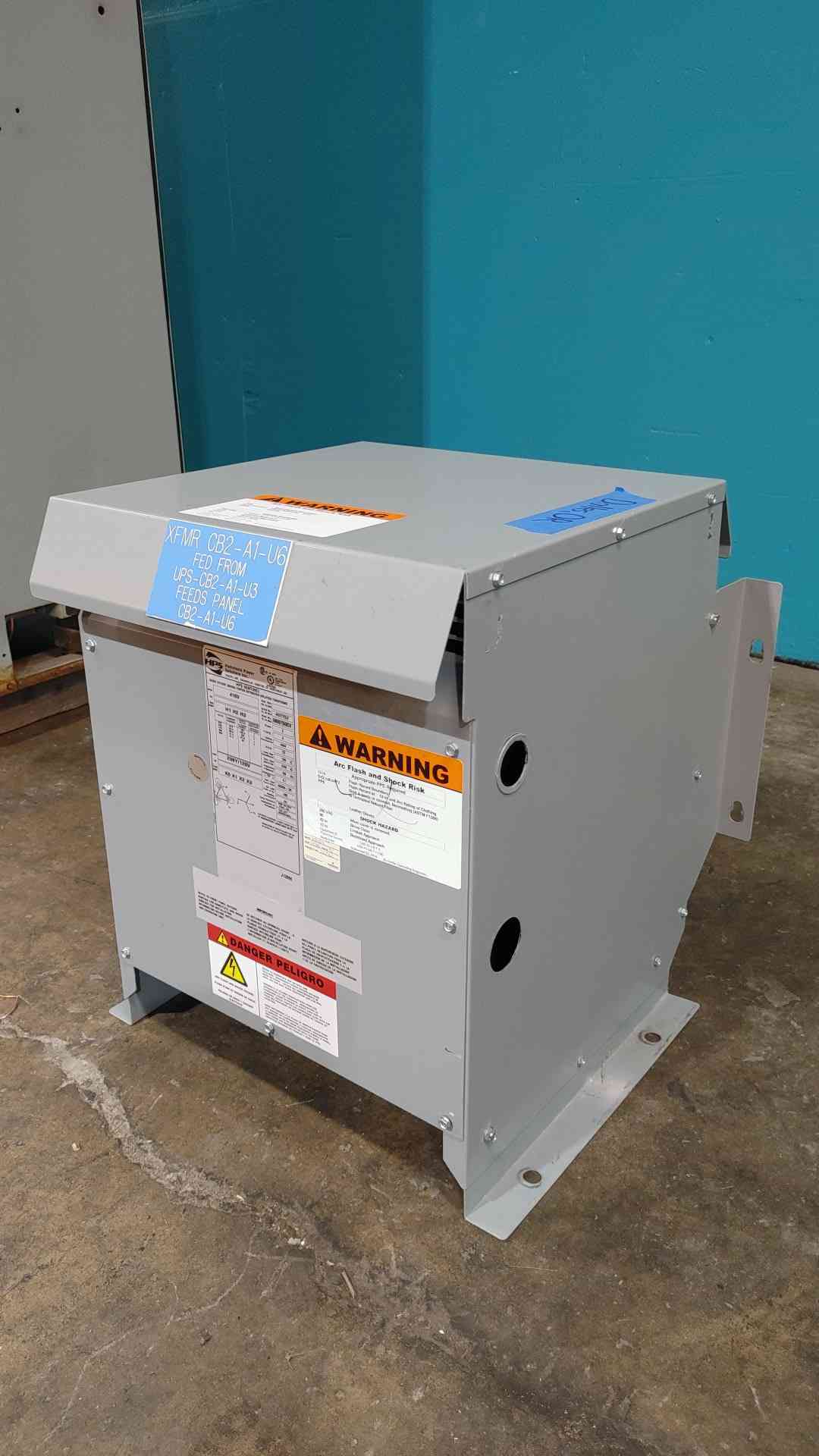 Hammond HPS 15 kVA 3 Phase Transformer 416V to 208Y 120V Copper NEMA 3R NMK015HBCN