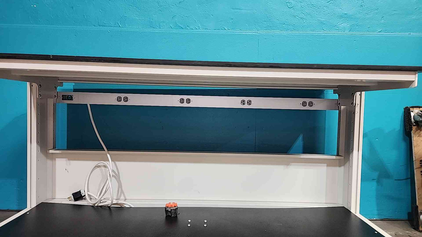 6' Rolling Lab Desk/Table W/ Black Countertop (SKU: 115163)