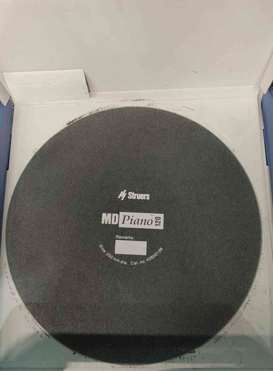 Struers MD-Piano 120 Diamond Grinding Disc 250mm 10" 40800126 Magnetic Metallographic