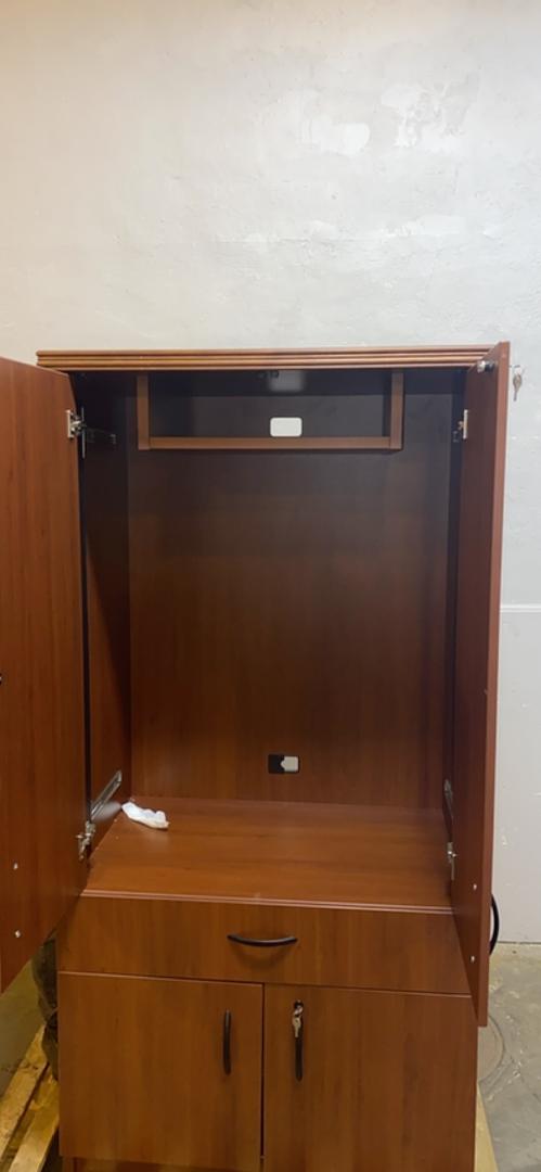 Tall Wooden Armoire Storage Cabinet 36x25x72(S6LLST5129)
