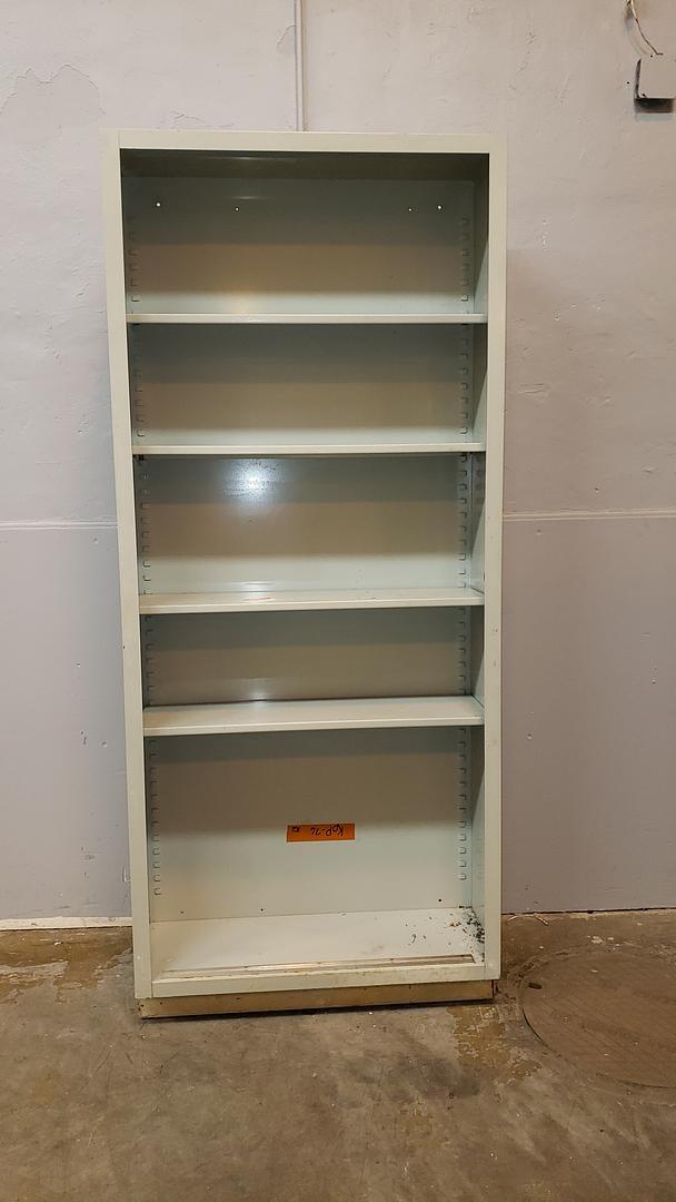 13x36x84 Tall Metal Lab Cabinet Storage Shelves Bookshelf (S6LLST8776)