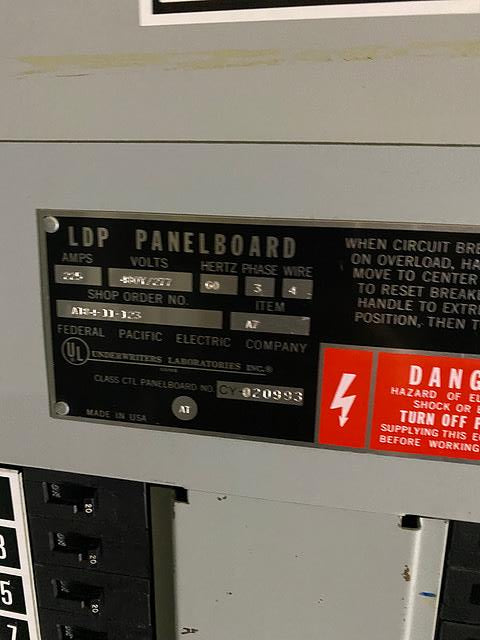 225A 480Y/277V 3Ph LDP Breaker Panelboard(S6LLST3382)