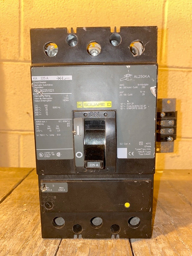 225A Square D Circuit Breaker KAL362251021(S6LLST1316)