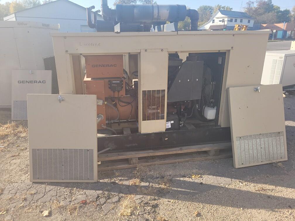 35KW Generac Natural Gas Generator Tested & Working-56088