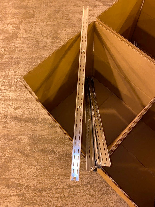36" Vertical mounting bracket double sided for Lab Shelving(S6LLST0974)