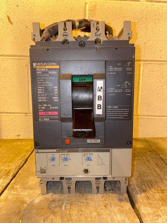 400A Merlin Gerin NSJ400 H Circuit Breaker(S6LLST1366)