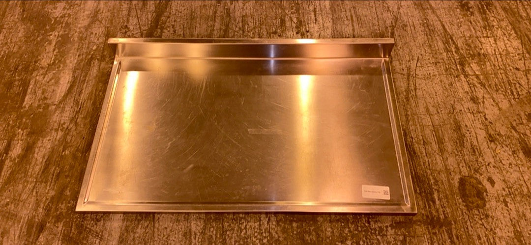 50x30x5 Stainless Steel Divoted Countertop w Backsplash(S6LLST2784)
