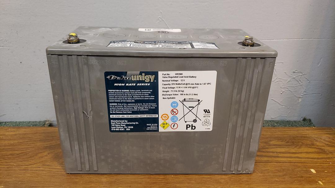 Deka HR3500 Lead Battery 90 Amp Audio Solar UPS-19140