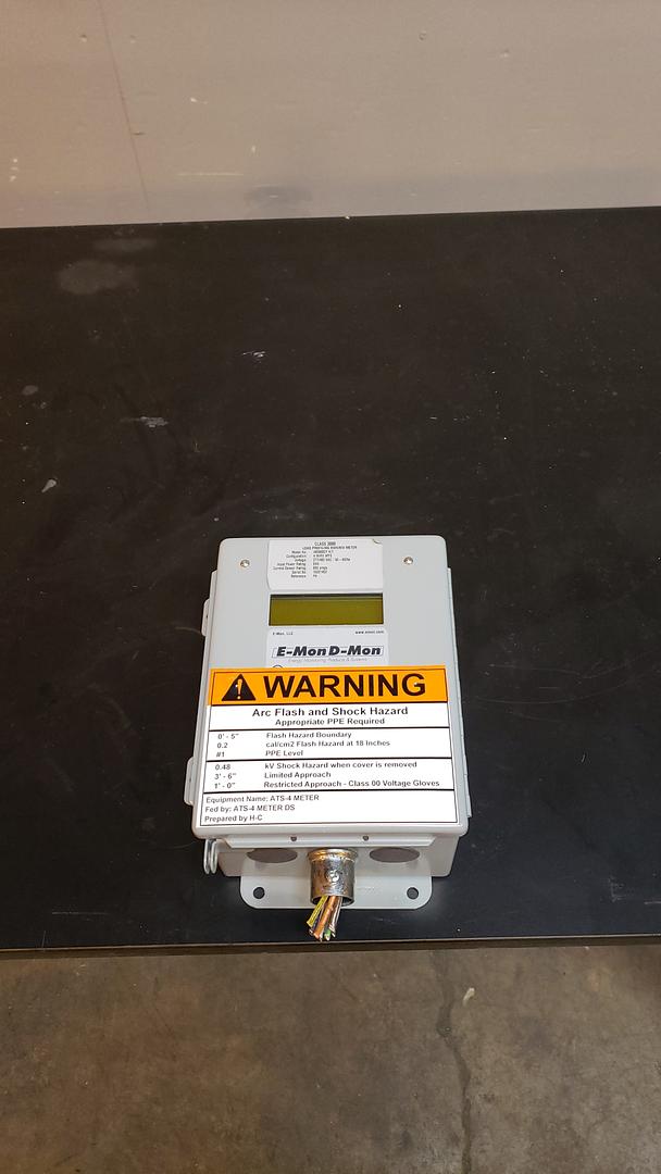 E-Mon Class 3000 Load Profiling KWH/KW Meter(S6LLST9452)
