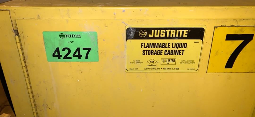 JUSTRITE 25300 30 Gallon Flammable Cabinet(S6LLST6630)