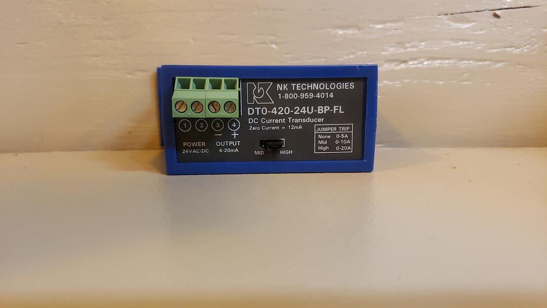 NK Technologies DT0-420-24U-BP-FL DC Current Transducer(S6LLST9345)