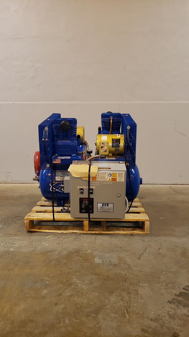 Quincy Air Compressor BMQTS3QCBDT '14 Dual 1.5HP Motor(S6LLST10592)