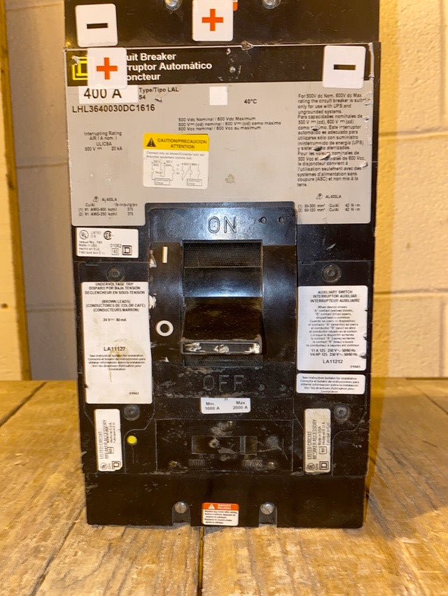 Square D, LHL3640030DC1616, 400A(S6LLST1314)