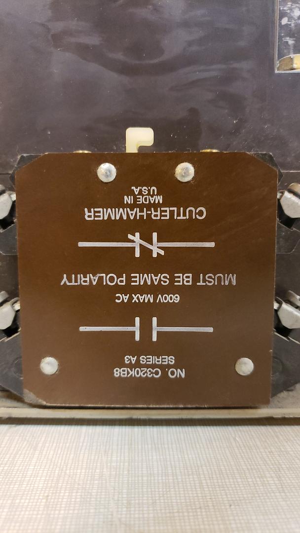 Cutler Hammer Size 4 Contactor C1 Series C832KN9 200A(S6LLST10734)