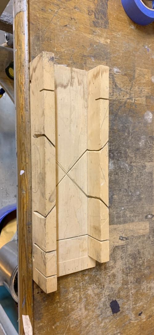 Wooden Miter Box(S6LLST9364)