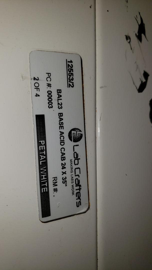 4' Lab Crafters Base Flammable Storage Cabinet S6LLST10390(S6LLST10390)