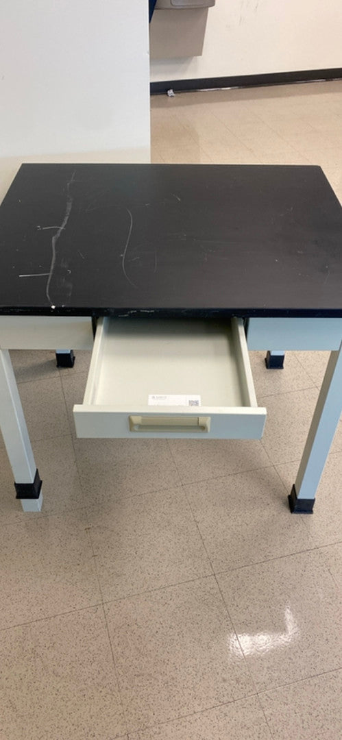 Lab Desk Table w/ Epoxy Top 36"x30"x31"-l