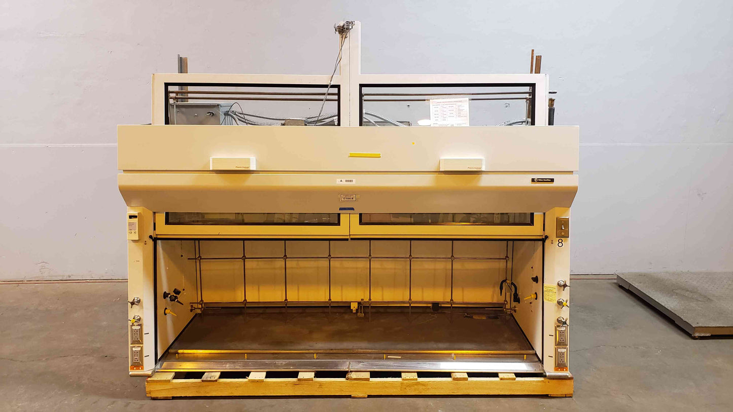 8' Fisher Hamilton Dual Sash Fume Hood(Q16552)