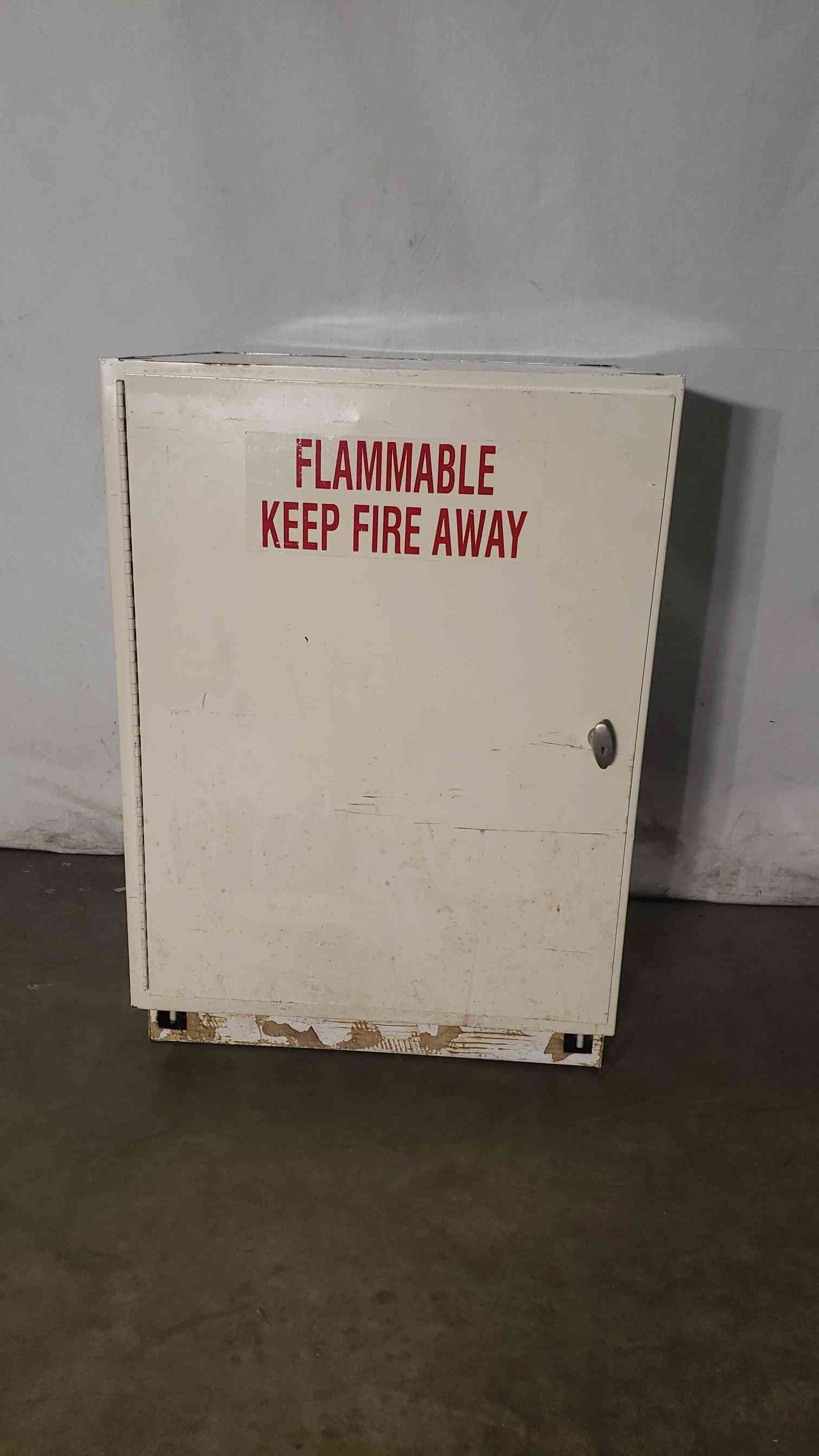24x22x35 White Flammable Casework(100168)