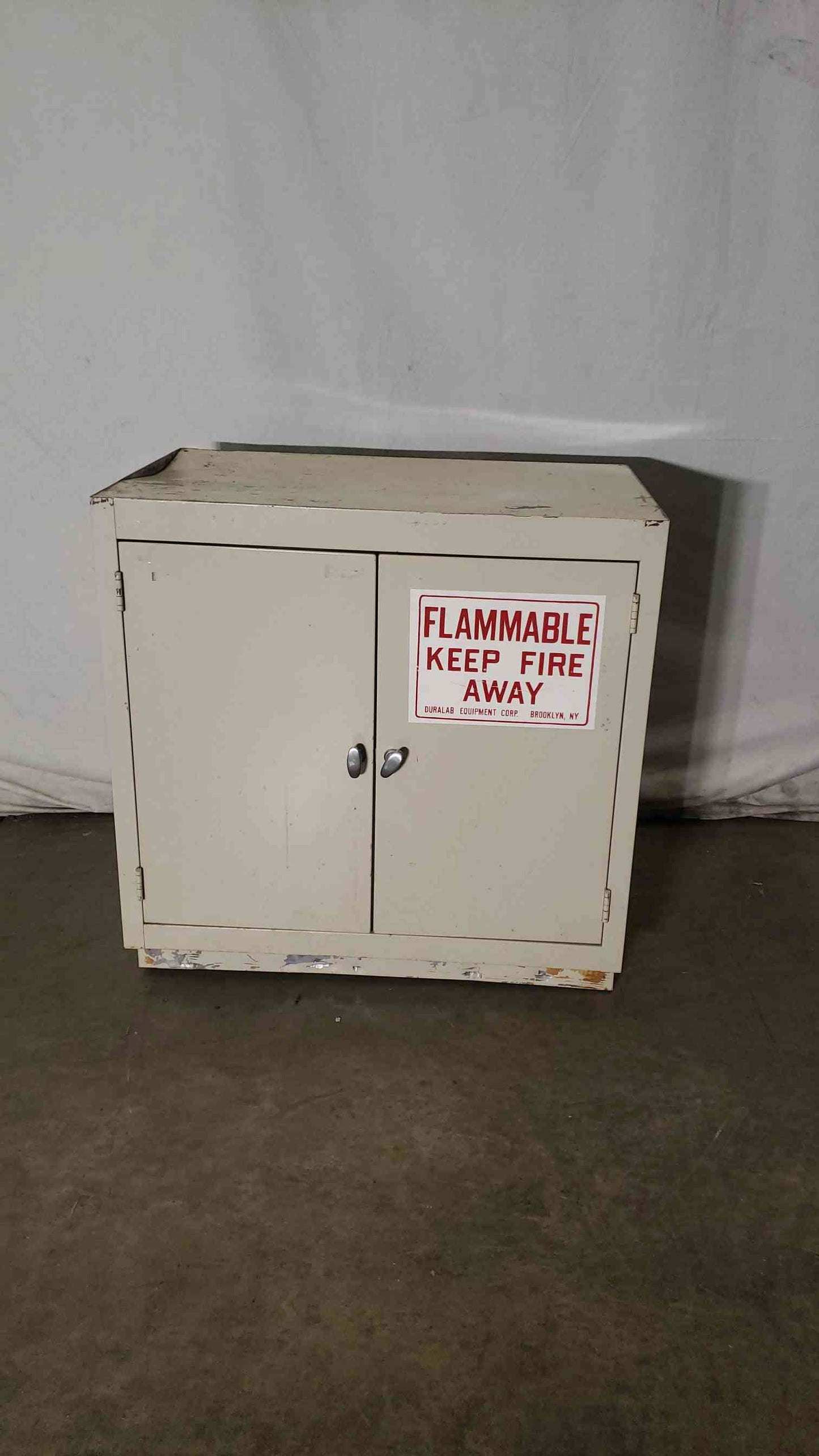 36x22x35 Flammable Tan Cabinet9(100231)
