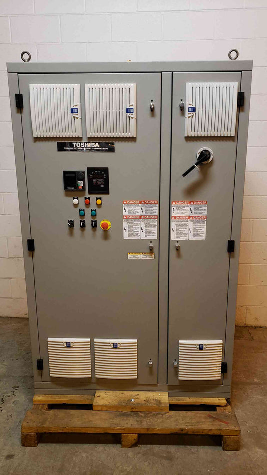 NEW 100HP TOSHIBA VT130Q9U410K & VFAS14550PLX9 Adjustable Speed Drive in Enclosure(100392)