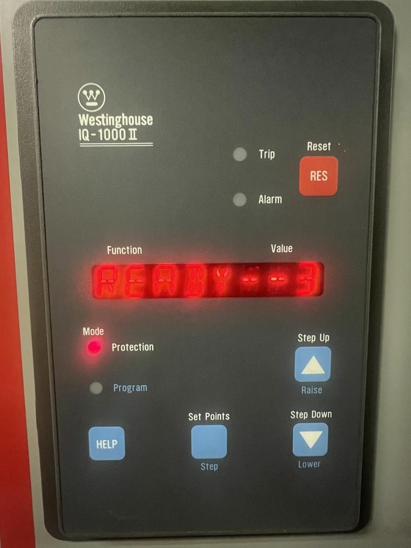 860HP 4160V Westinghouse Ampgard Medium Voltage Motor Control