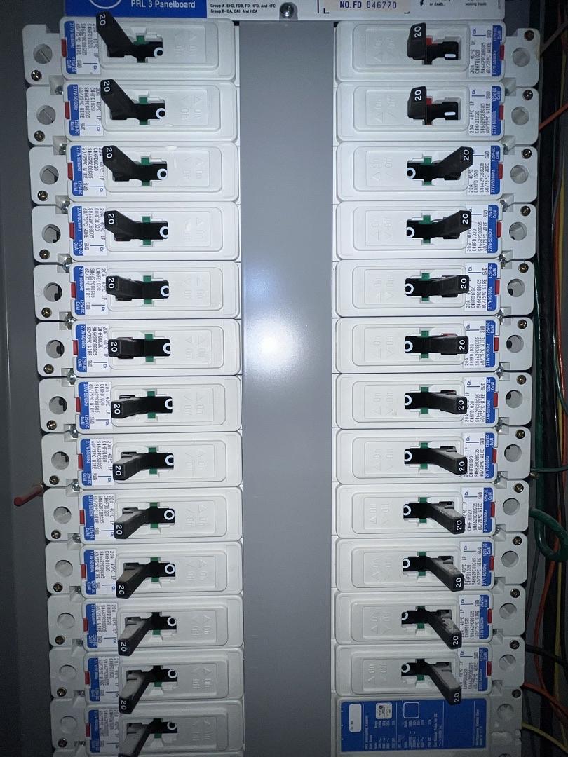 PowRLine PRL3 100A 480V, 277V Panelboard 28 Breakers w/ Main(S6LLST13330)