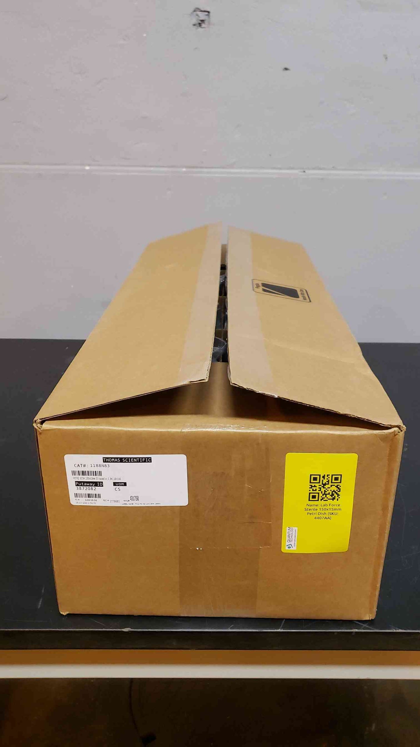 Lot of 1200 Lab Force Sterile 150x15mm Petri Dish (SKU: 4407AA)