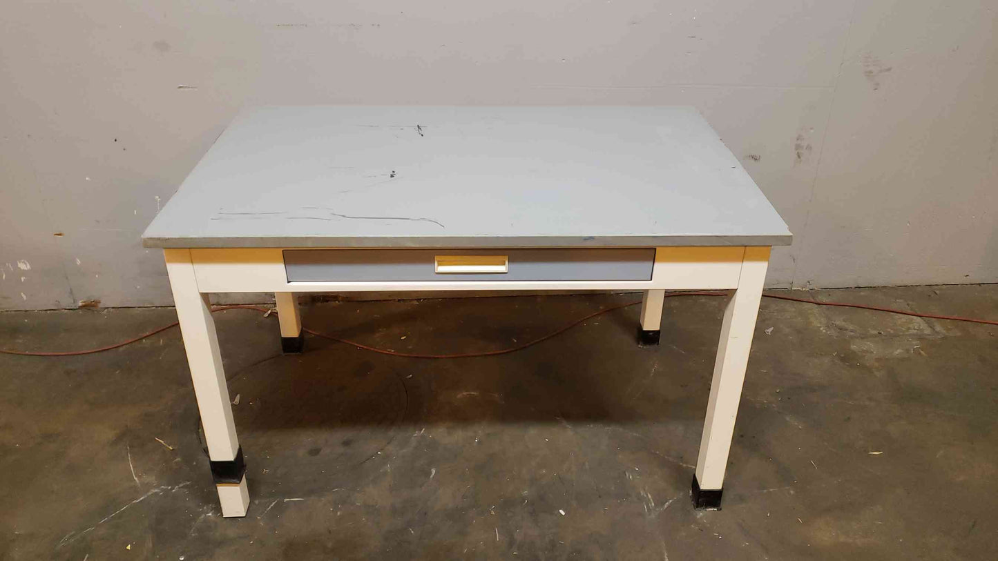 4' Fisher Hamilton Table W/ Apron (SKU: 1945AA)(1945AA)