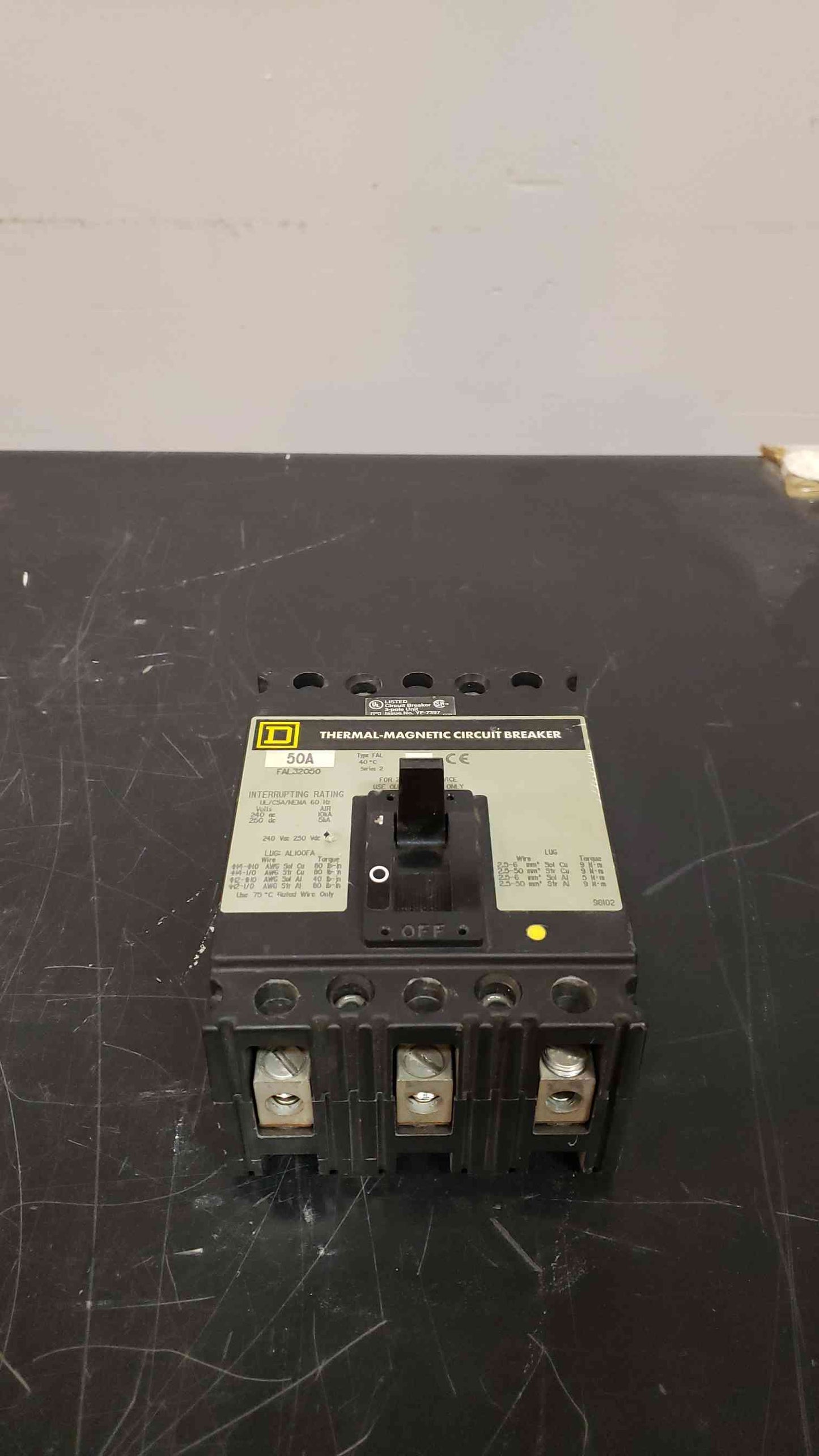 *Pickup Only* Square D 50 Amp Breaker FAL32050 (SKU: 1972AA)(1972AA)