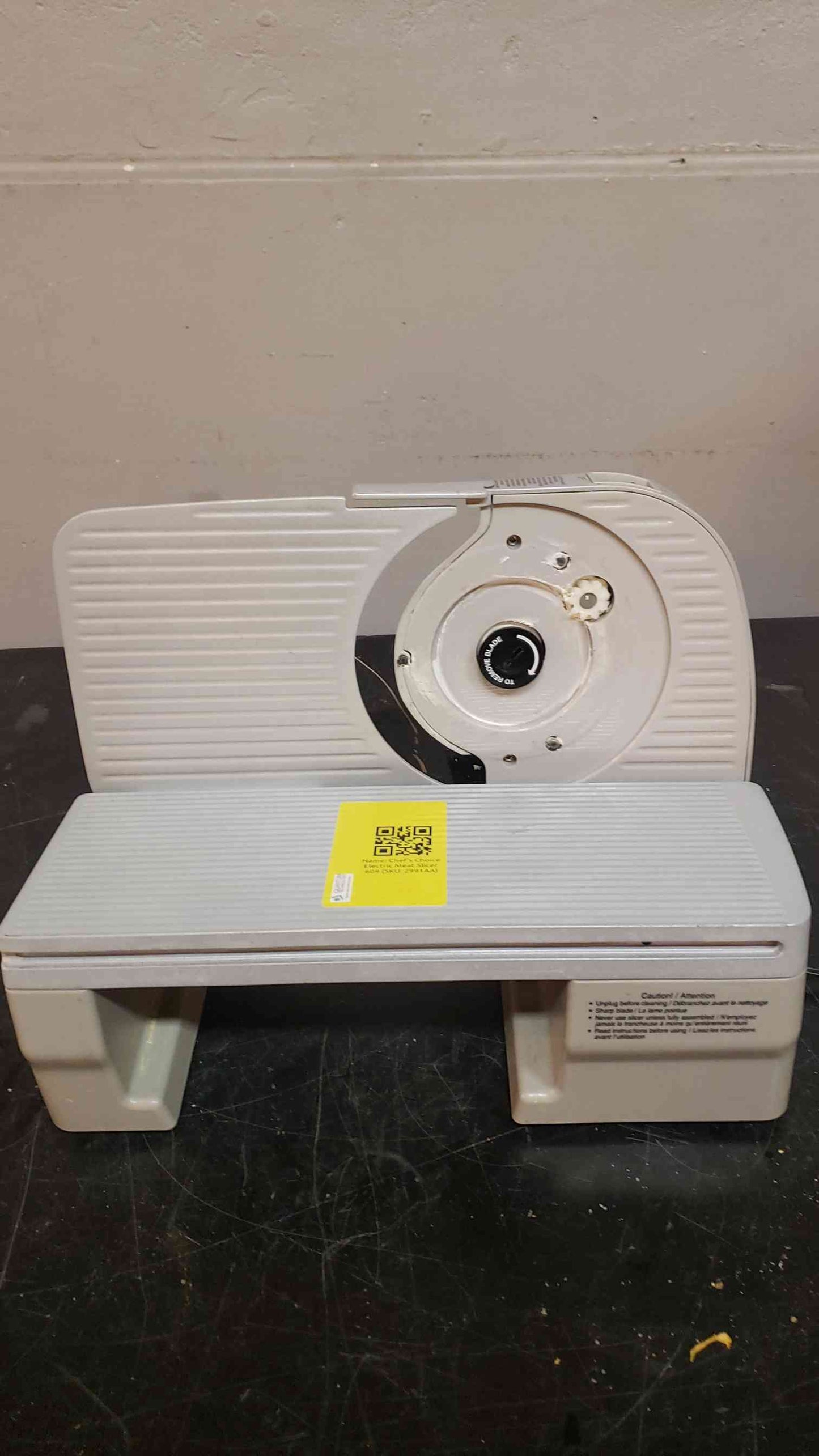 *Pickup Only* Chef's Choice Electric Meat Slicer 609 (SKU: 2991AA)(2991AA)