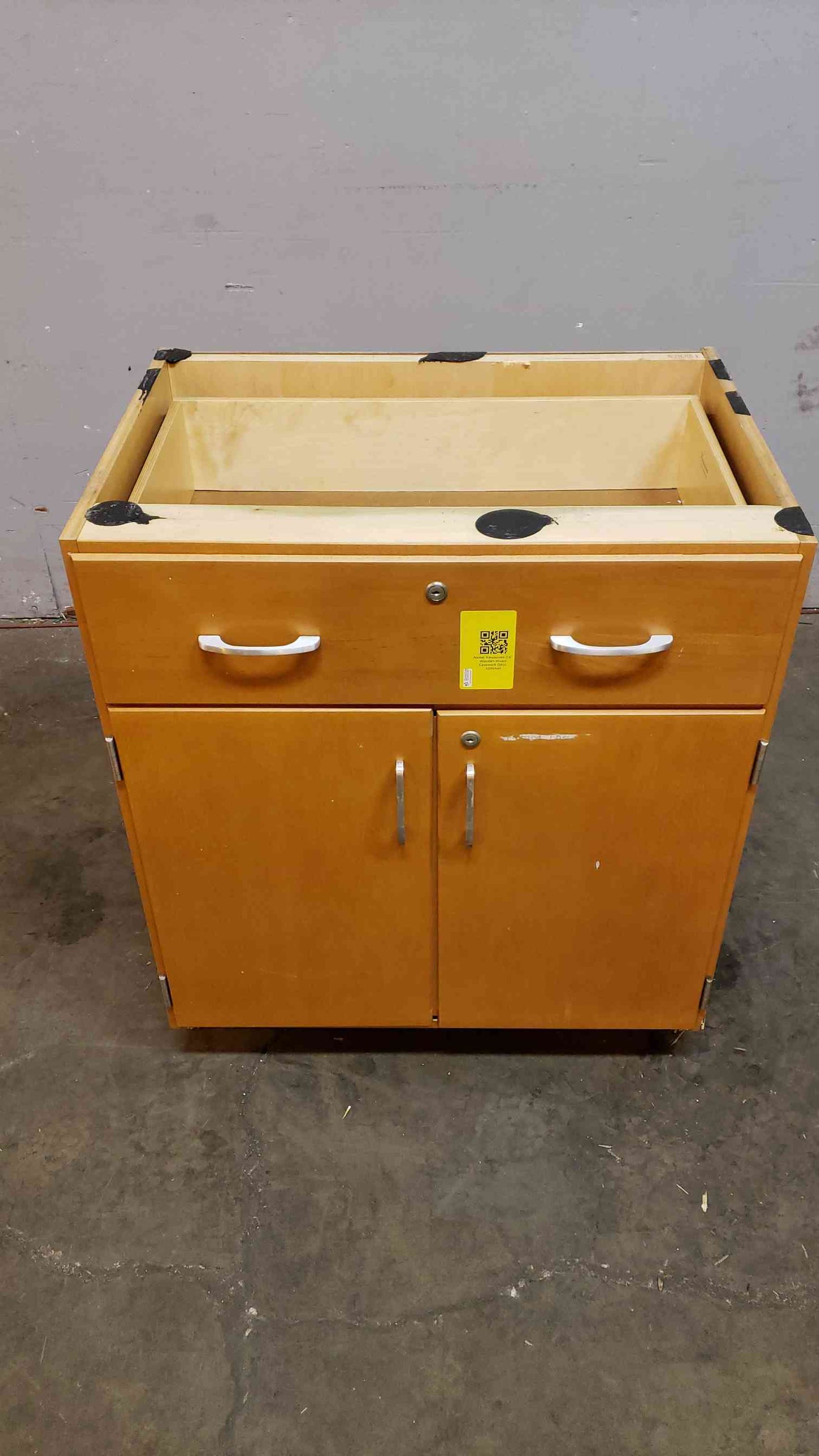 Kewaunee 2'6" Wooden Mixed Casework (SKU: 3509AA)(3509AA)