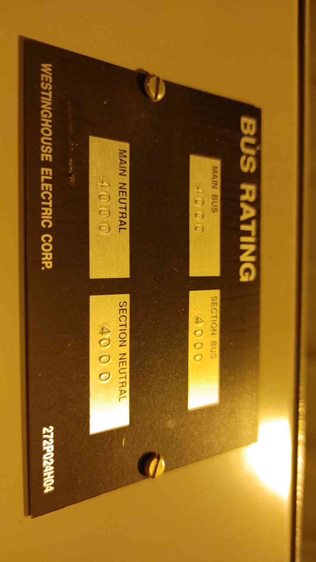 3200A / 4000A Westinghouse VCP DS Switchgear 4x 800a Breakers 2x 3200a Main(101492)