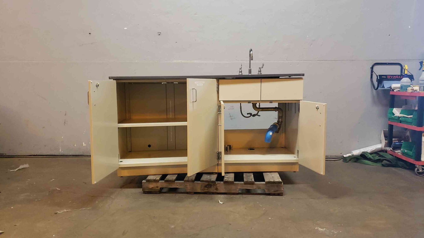 5'7" Jamestown Metal Casework Sink Bundle (14478AA)(14478AA)