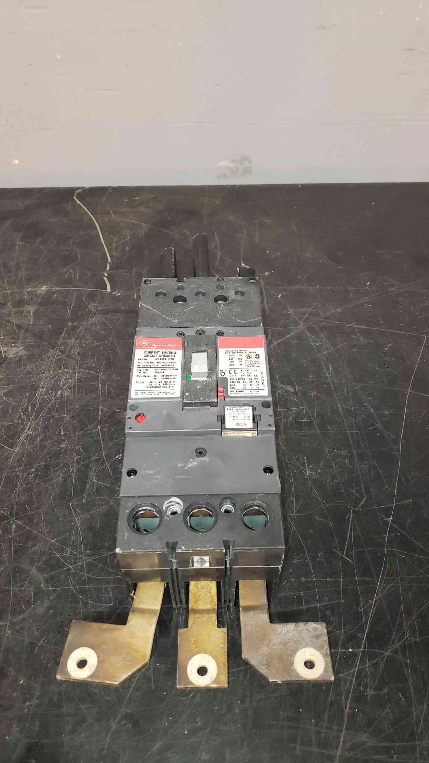 GE 250A Max 3 Pole Breaker SFLA36AT0250 (SKU: 101607)