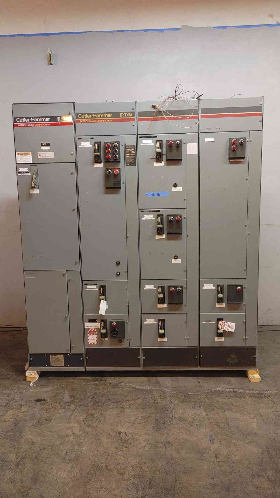 Cutler-Hammer Unitrol Motor Control Center 480V 3PH 3 Wire 6AF1221274-A (SKU:103175)(103175)